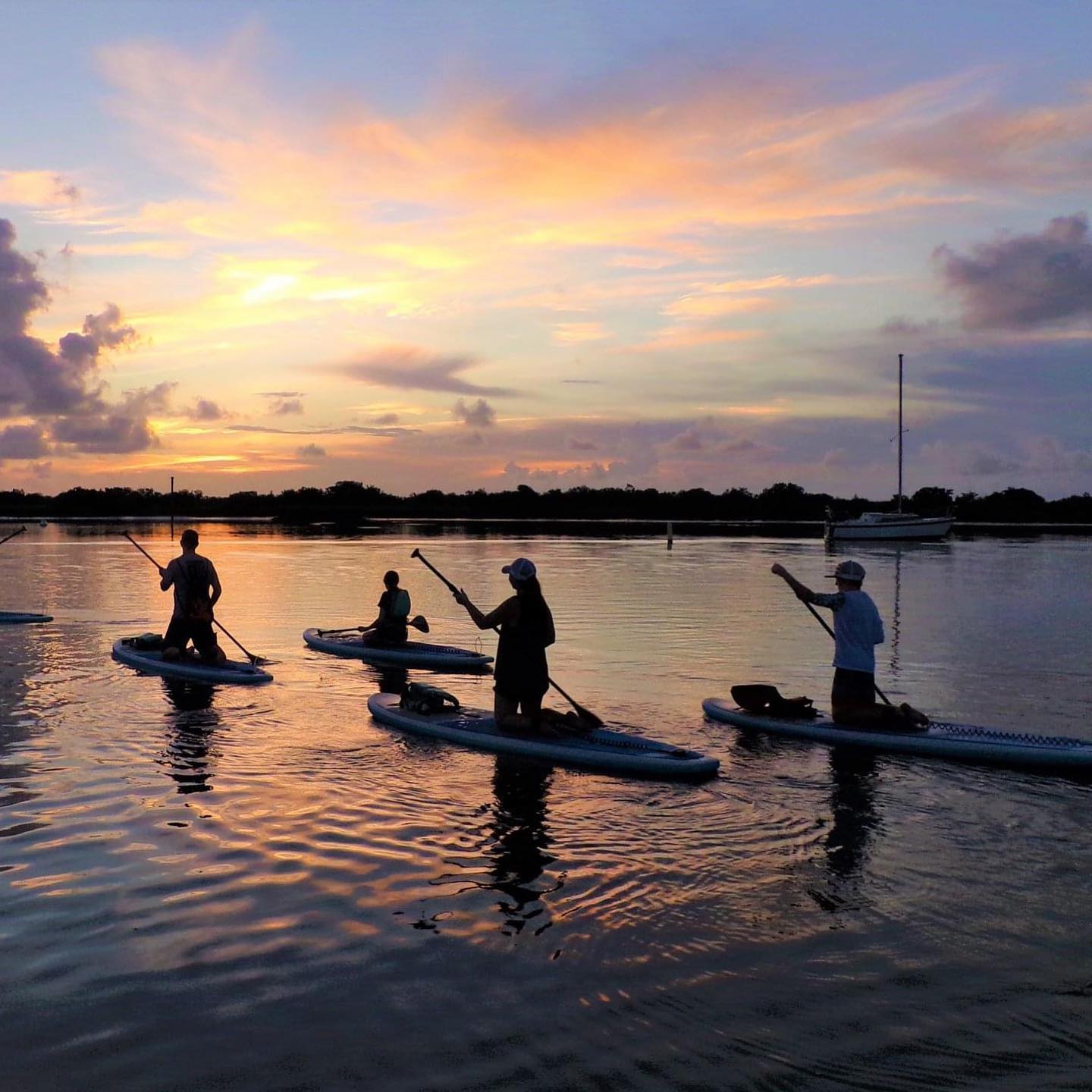 St. Augustine paddleboard sunrise tour