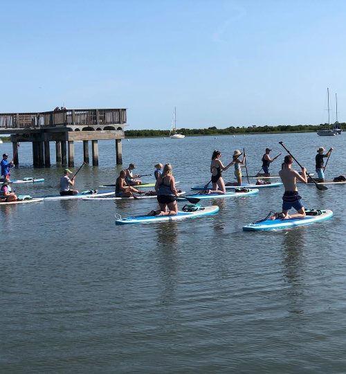 St. Augustine light house park paddleboard tour