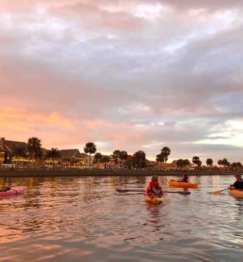 St. Augustine sunset kayak tour downtown