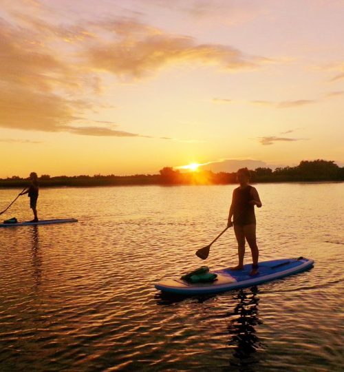 St. Augustine sunrise paddleboard